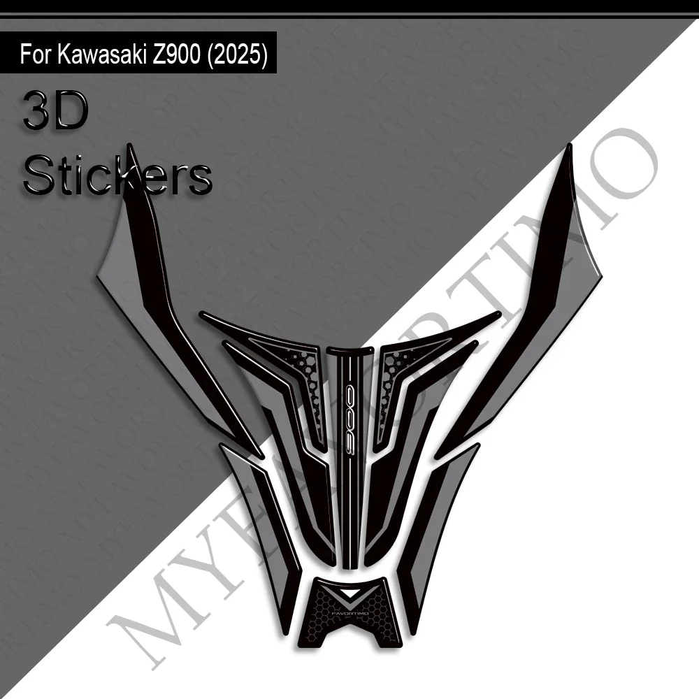 Voor Kawasaki Z900 Z900SE Motorfiets Tank Pad Gas Stookolie Cap Protector Kit Kuip Spatbord Covers Stickers Decals 2025 2026