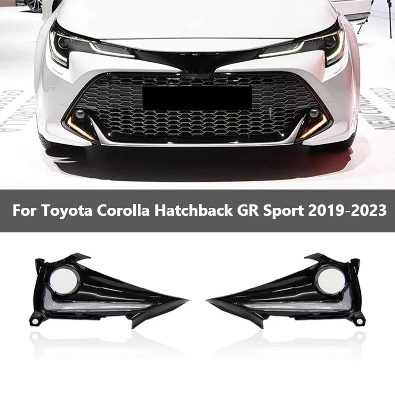

For Toyota Corolla Hatchback GR Sport 2019-2023 Led Daytime Running Light DRL Dynamic Turn Signal Lamp Front Fog Lamp Modified