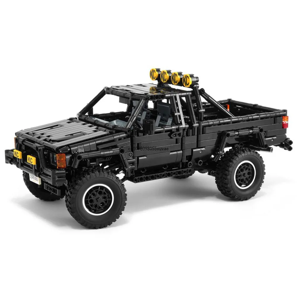 

НОВЫЙ 1472 шт. MOC «Назад в будущее», серия 4x4 SR5 Xtracab, грузовик Hilux, модель пикапа, креативная детская игрушка, подарочная технология, блоки