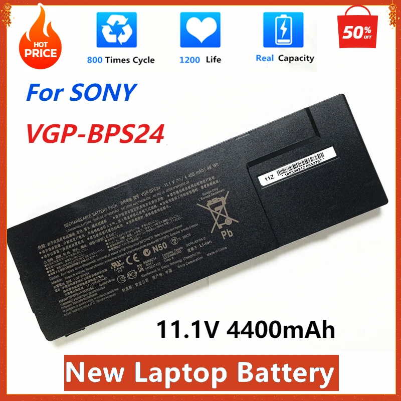 New VGP-BPS24 Laptop Battery for SONY VAIO SA/SB/SC/SD/SE SVS 13A VPCSA  VPCSD VPCSE VPCSB VPCSC VGP-BPL24 BPS24 PCG-4100