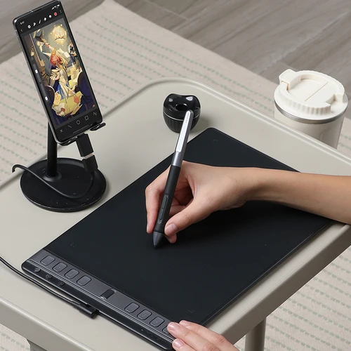 Imagen 1 del producto Huion Inspiroy 2 S/M/L Tableta gráfica Teléfono Android Tabletas digitales compatibles con teclas de grupo y desplazamiento Diseño profesional
