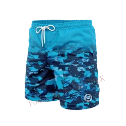 RT Men's Beach Pants Colorful Surfing Swimming Trunks Digital Printing PerformanceWater Shorts