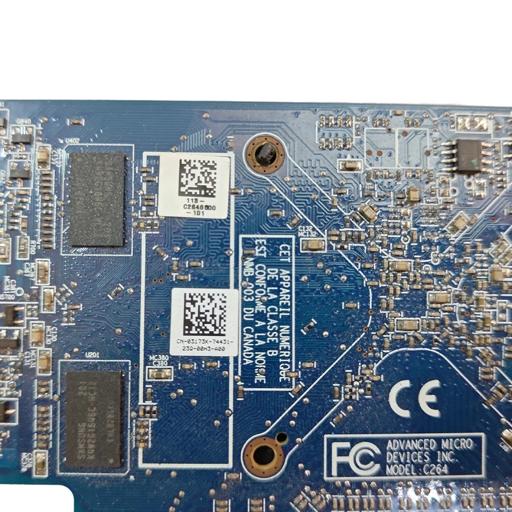 For AMD Radeon HD 6450 1GB DDR3 64Bit PCI-E 2.1 Video Card Graphics Card 03173K DVI DisplayPort GPU