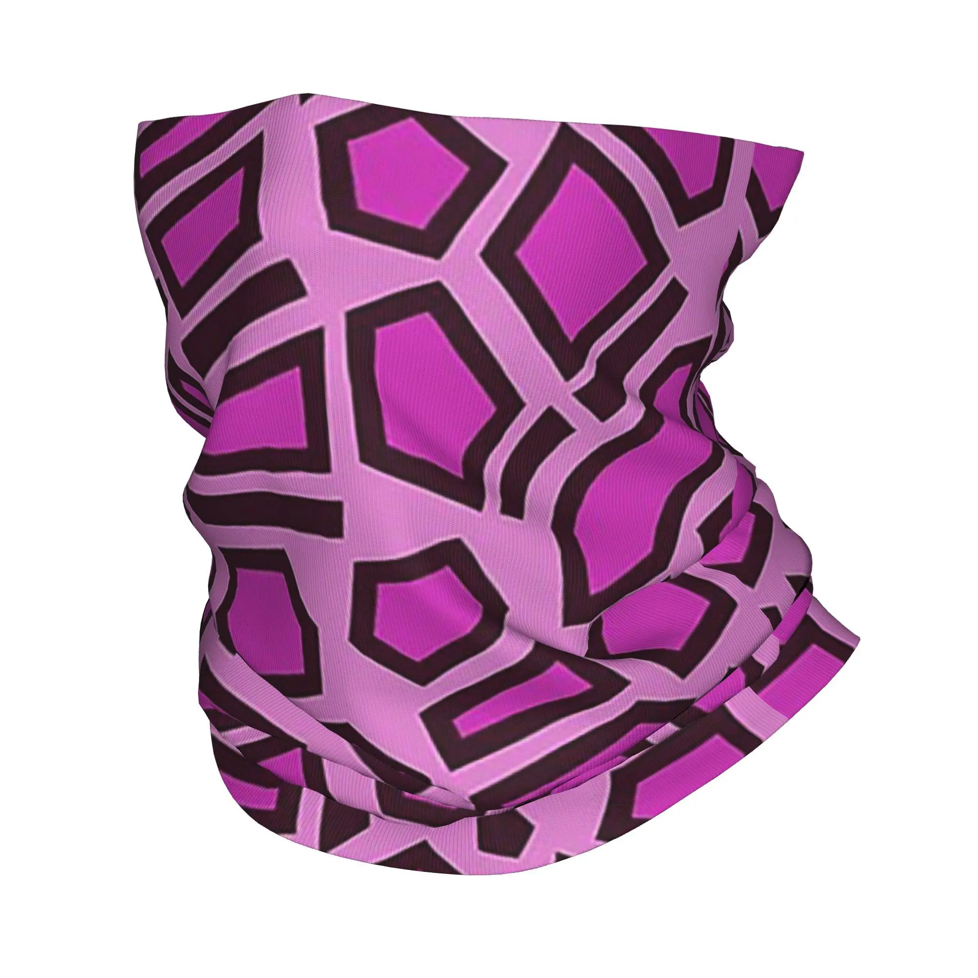 

Kipo Pink Mega Jaguar Spots Bandana Neck Gaiter Printed Wrap Scarf Multifunction Headband Riding For Men Women Adult Washable
