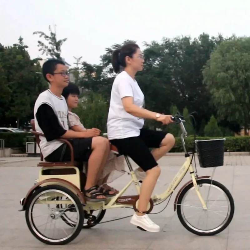 Good quality low price 3 wheel bikes for adults with gears trike tricycle bicycle