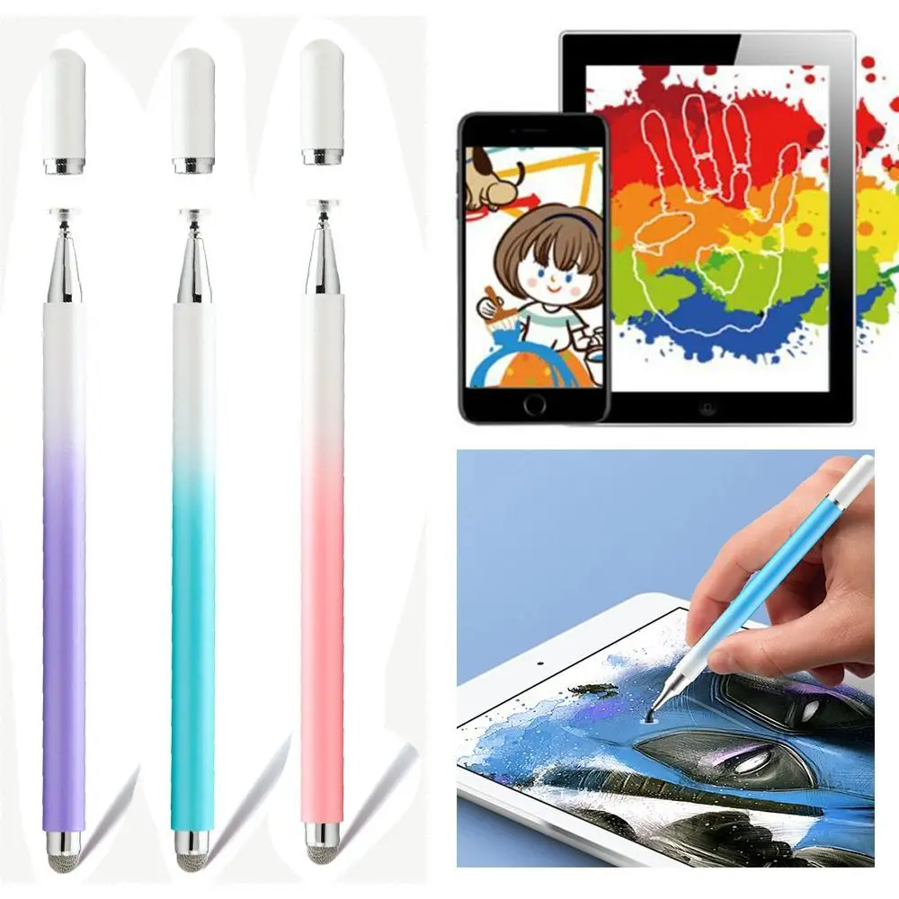 For Tablet Mobile Stylus Pen Magnetic Suction Pen Cap High Precision Capacitive Drawing Pen For All Touch Screens 2-In-1