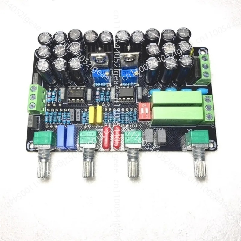 Preamp preamp, tone audio 2.0 dual channel, dual operation amplifier finished board