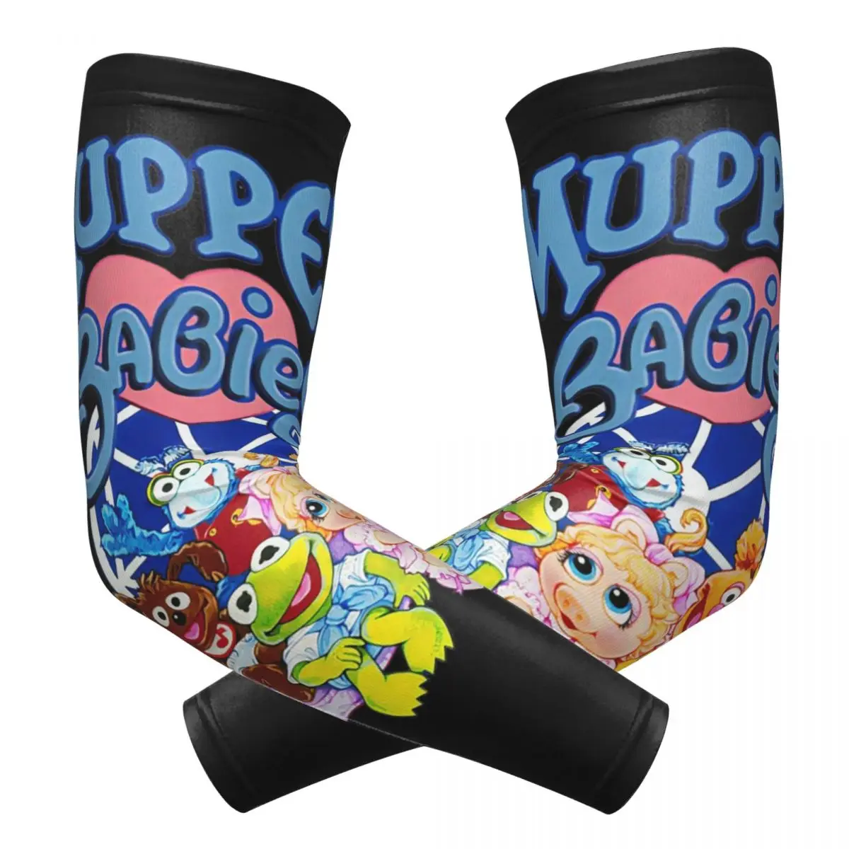 

Muppet Babies уличные рукава для защиты от солнца и ультрафиолета, летние велосипедные рукава с татуировкой