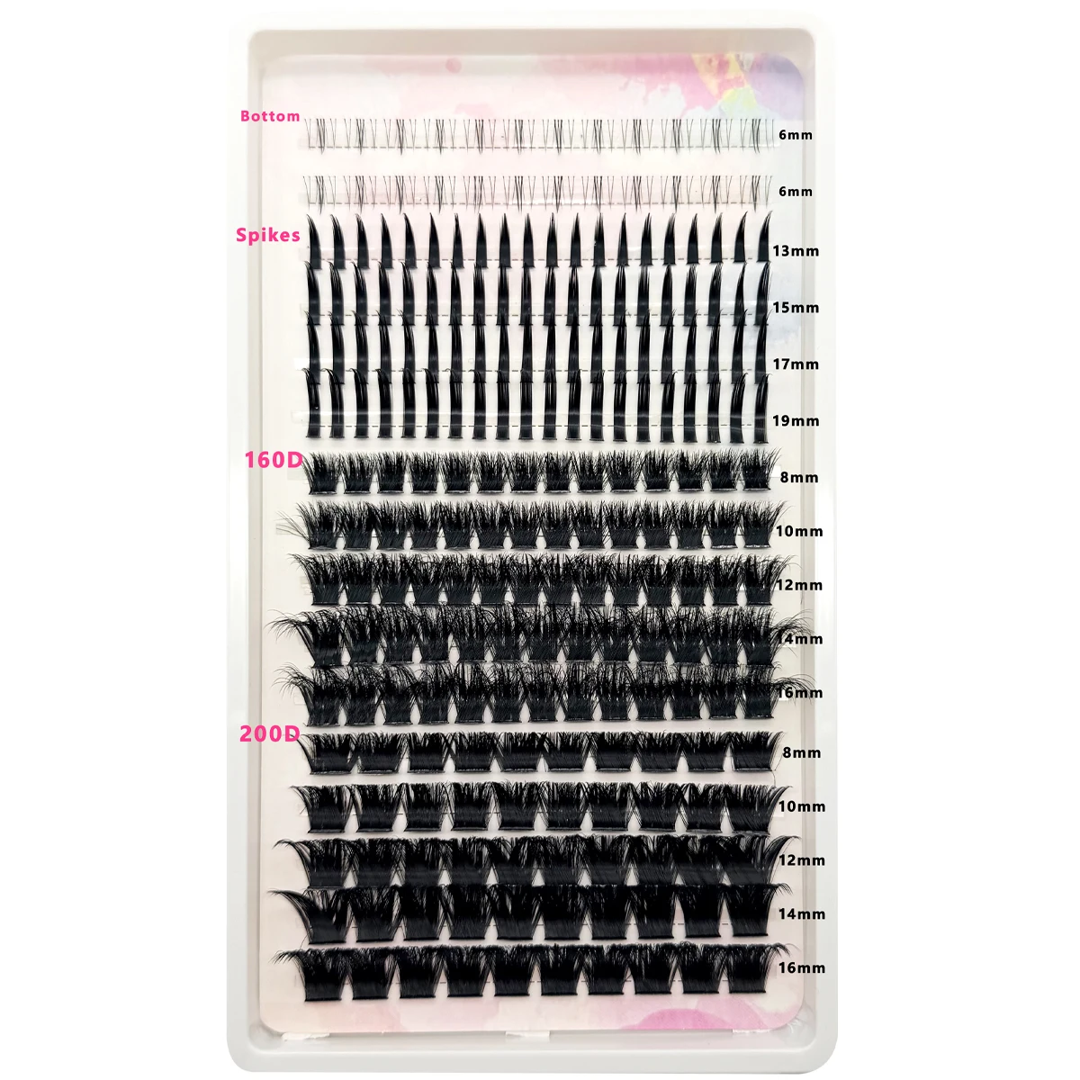 ขนตาปลอมแบบเป็นช่อ HBZGTLAD 50 - Eyelash Extension Single Lash บทวิจารณ์และราคา