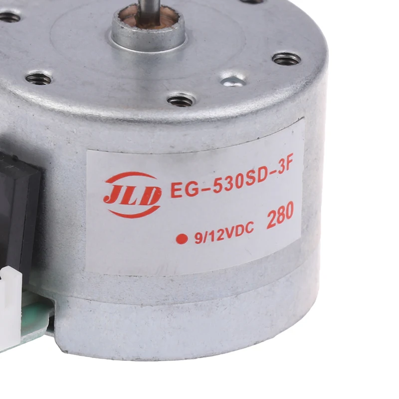 EG530SD-3F DC5-12V 3速メタルターンテーブルモーター 33/45/78 RPM、25mm取り付け穴、レコードプレーヤー用スリーブ