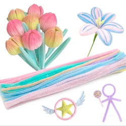 300pcs Macaron Colored Pipe Cleaners, Pipe Cleaners, 11.8 Ins/30 Cm Chenille Stem Pipe Cleaners for DIY Craft Projects