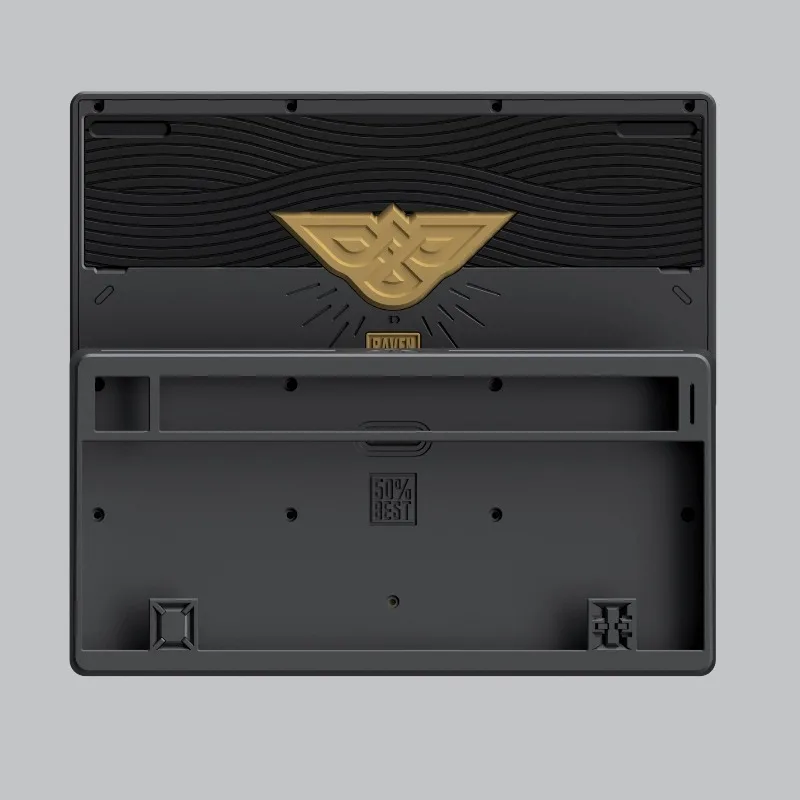 

Комплект клавиатуры Raven50 V2, трехрежимная беспроводная горячая замена с двумя ручками, индивидуальный комплект игровых механических клавиатур HHKB VIAL
