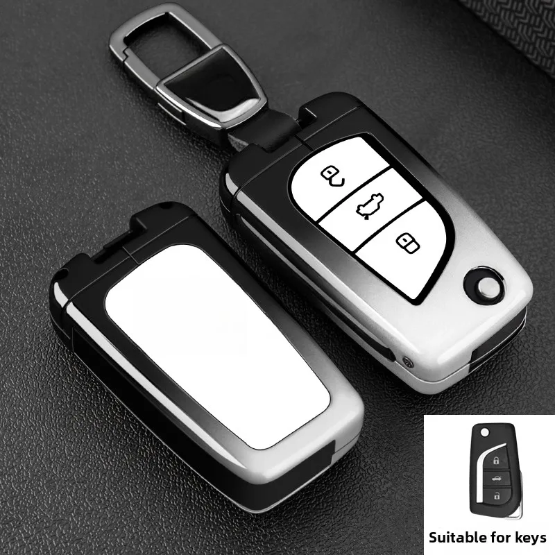 Housse de clé de voiture intelligente pour Toyota Prius 20 RAV4 Camry 70 CHR C-HR Corolla 2018 2019 2020 Accessoires de voiture