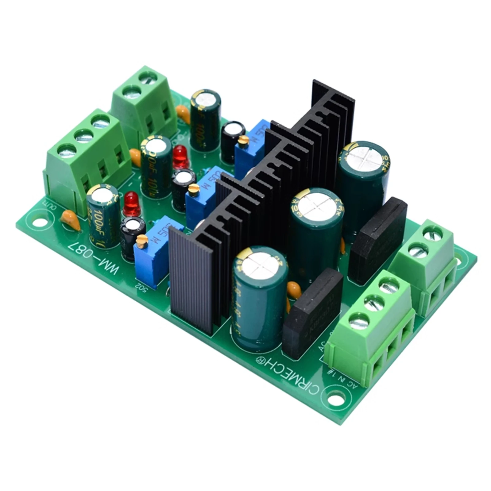 Adjustable Step Down Power Supply Module Buck Voltage Converter LM317 LM337 AC20V to +/-1.25V-20V Voltage Stabilizer Power Board