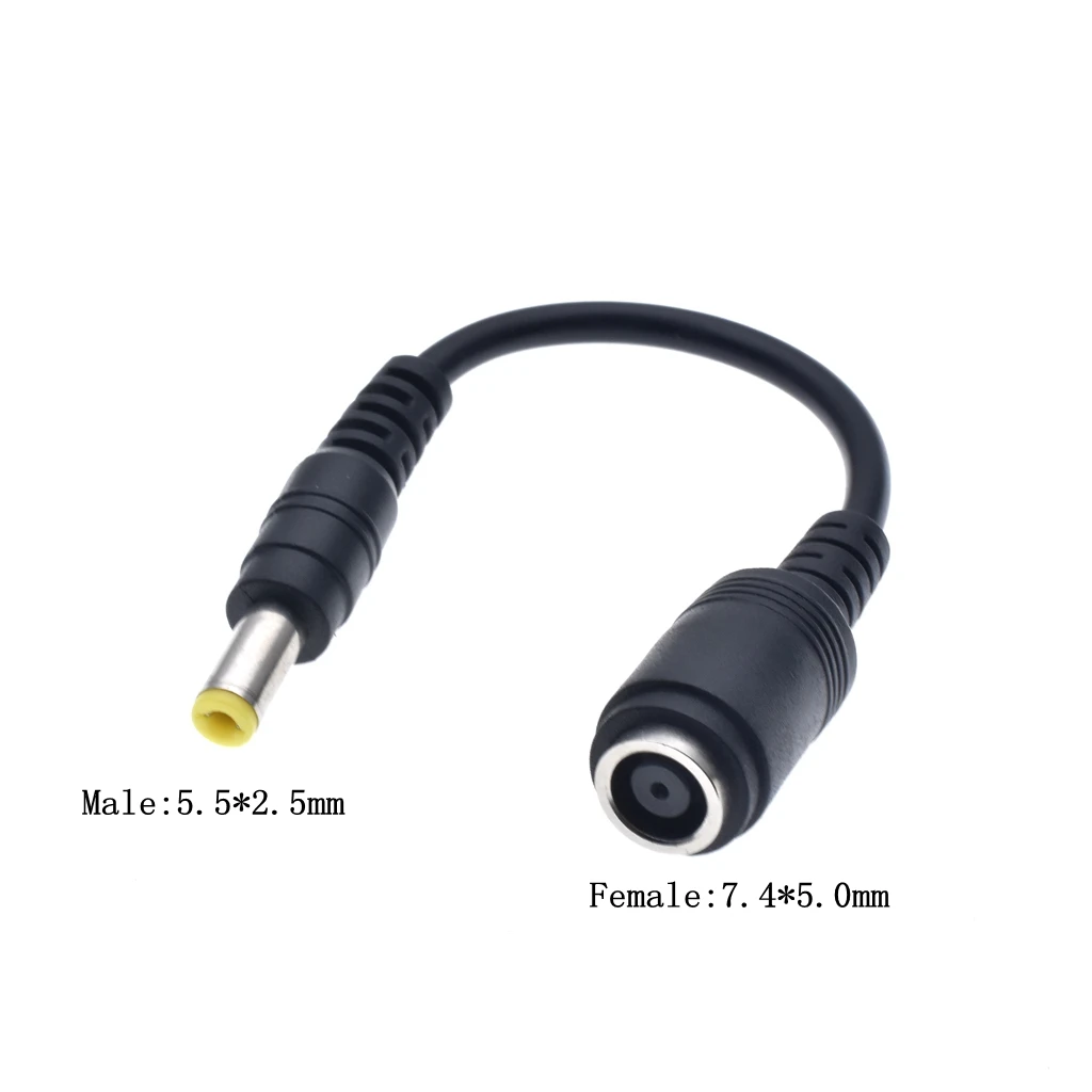 Zasilacz prądu stałego konwerter kabel łączący przewód 7.4*5.0mm wtyczka żeńska do 7.4x5.0mm 5.5x2.5mm 4.8x1.7mm 4.5x3.0mm męski — zdjęcie 6
