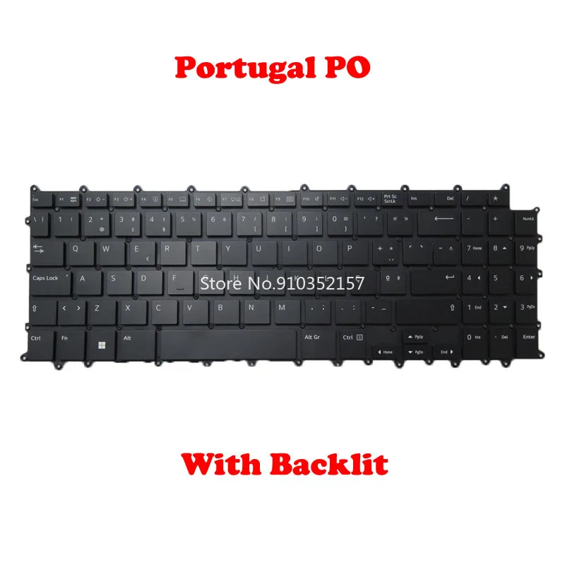 Backlit KR Keyboard For LG KT0120B8FK03POA00 AEW74231227 KT0120B8FK03ITA00 AEW74231230 SG-B1320-XRA SN8101BU AENLJY01020 Black