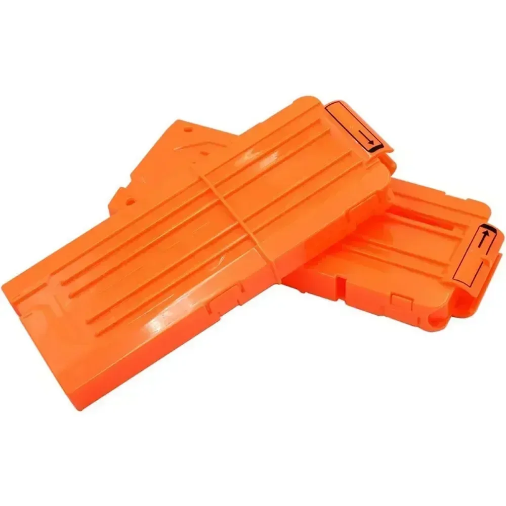 BBullet Clips 4-pack 12-darts Quick Reload Clips Tijdschriftclips voor Nerf N-Strike Elite Blaster (oranje)