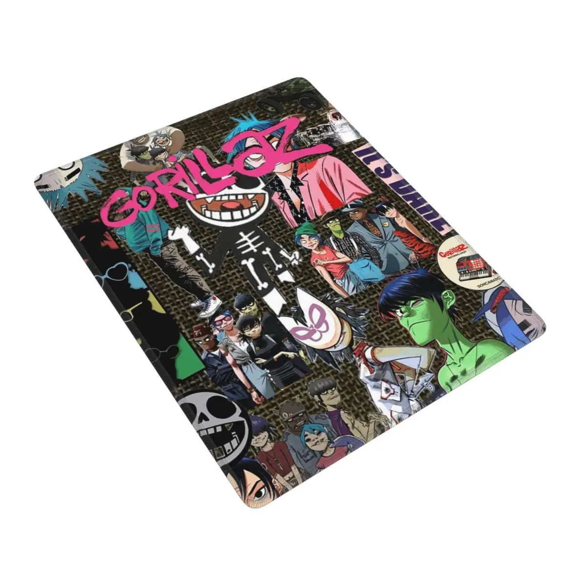 Music Band Gorillaz Mouse Pad Gamer PC Laptop Mats Keyboard Carpet Computer Gaming Office Accessories Desk Mat 7x9 in 22x18 cm
