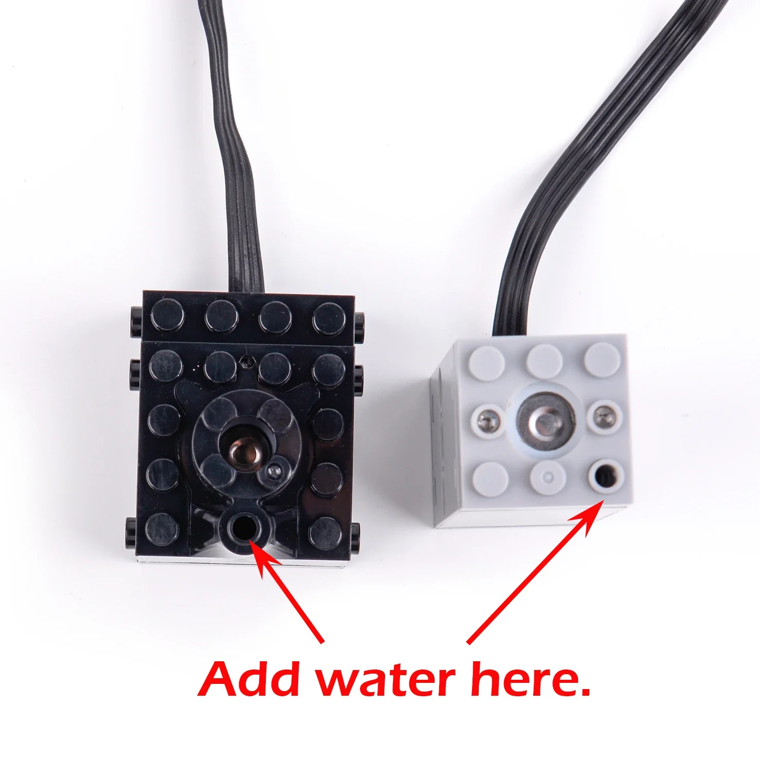 Technical spray smoke Motor Sprayer Bricks Mould King Fogger for Legoeds Building Blocks MOC Train Car Parts Motor Model