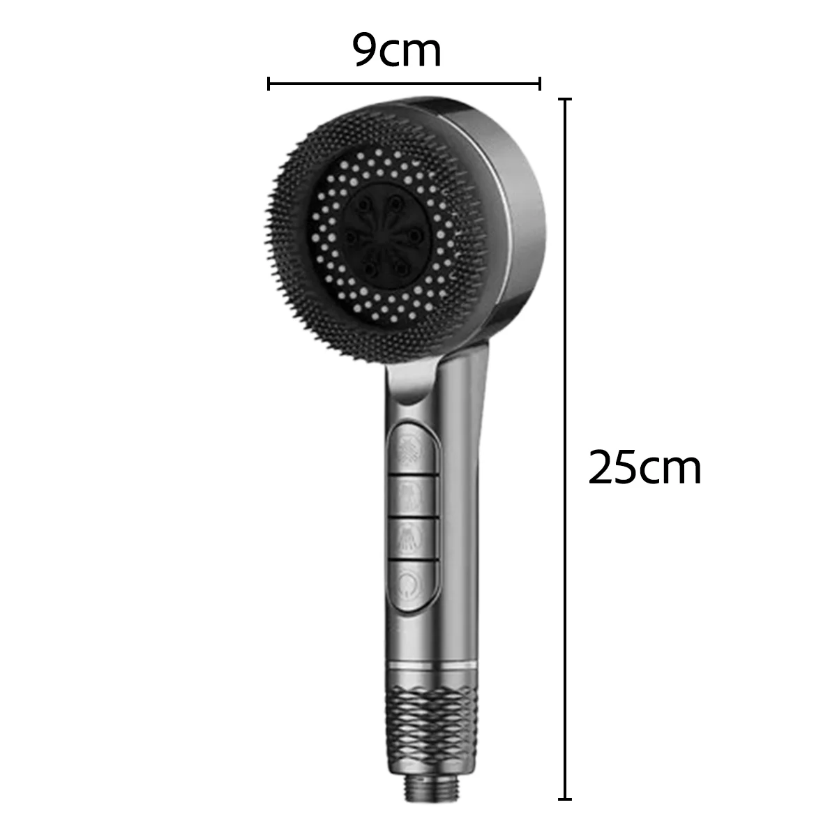 High-Pressure Handheld Shower Head with Filter Multi-Level Adjustable Massage Shower Head High Water Pressure Bath Faucet