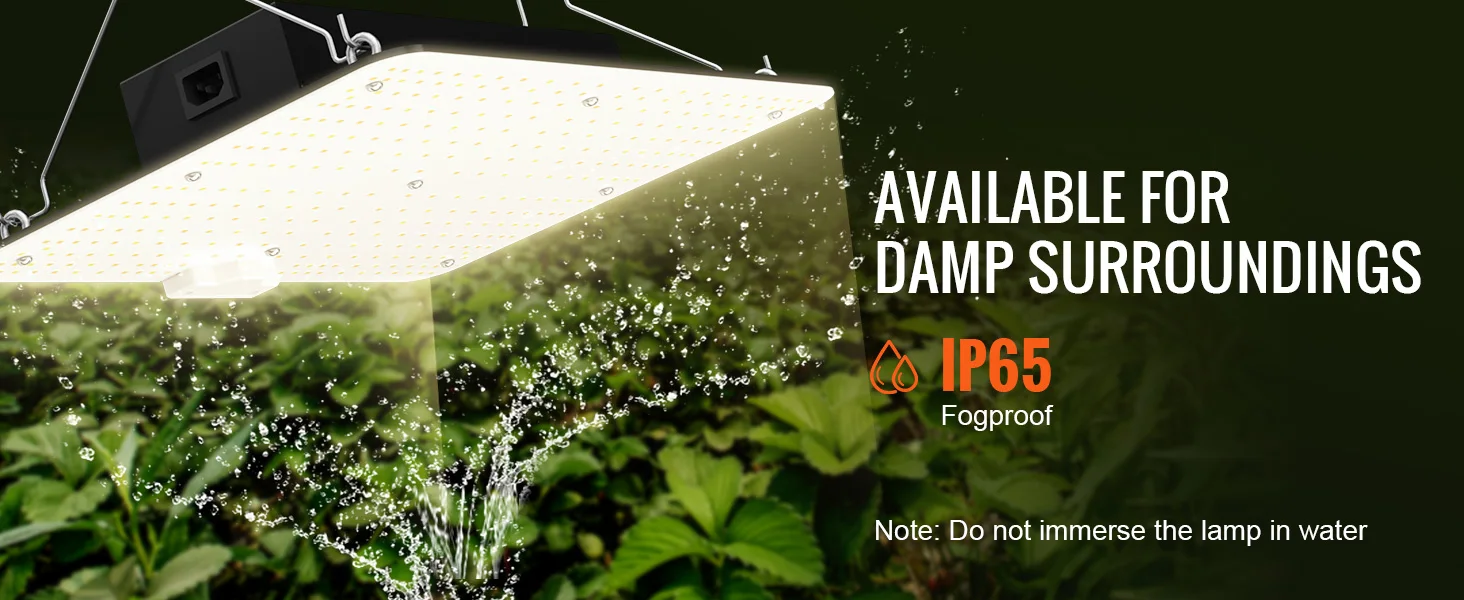 SucceBuy Quantum Board LED Grow Light 281B Full Spectrum Phyto Plants Lamp for Greenhouse Growing Indoor Plant Vegetable Growth
