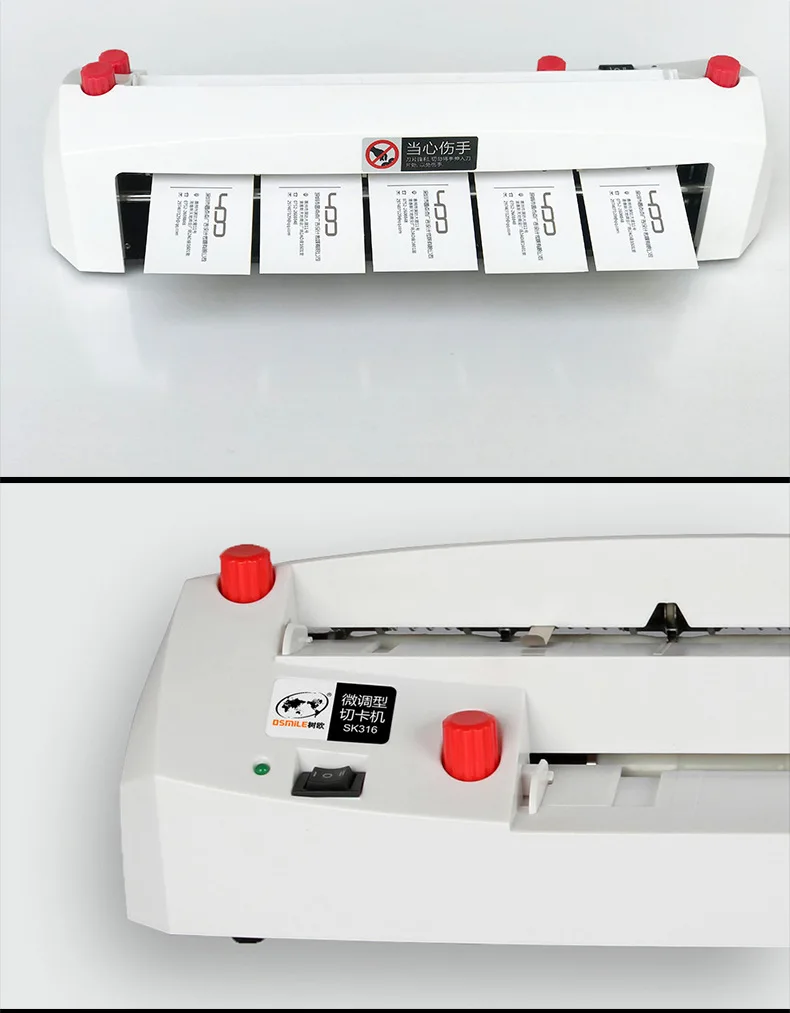 2022 NEW high quality Automatic Name Card Slitter Name Card Cutter A4 Size Business Card Cutting Machine SK316