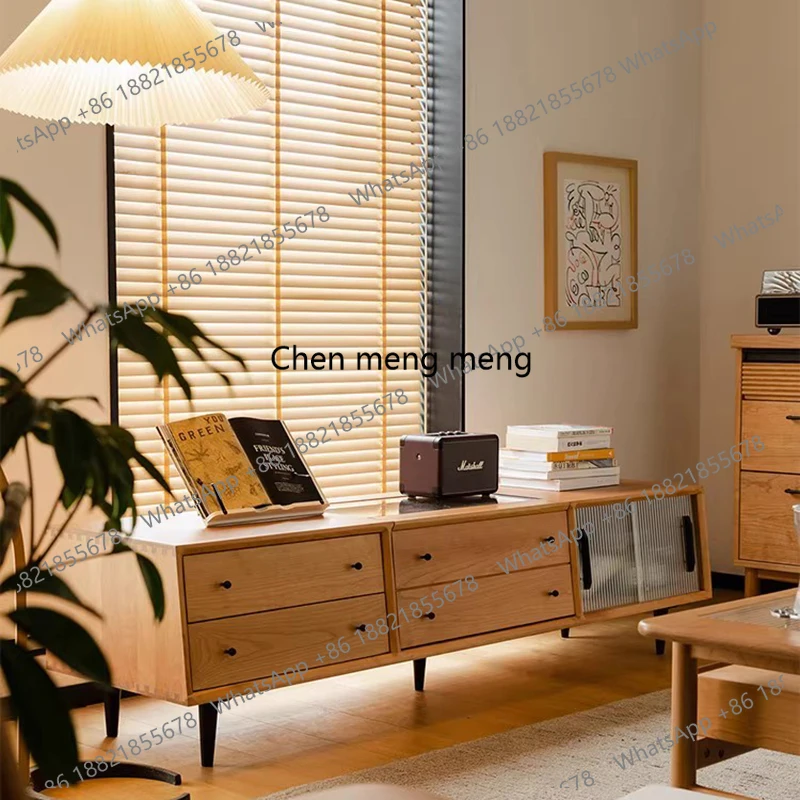 

Metal Handles Minimalist Tv Stand Storage Glamour Simple Elegant Tv Stand With Drawers Classic Szafka Pod Telewizor Furniture