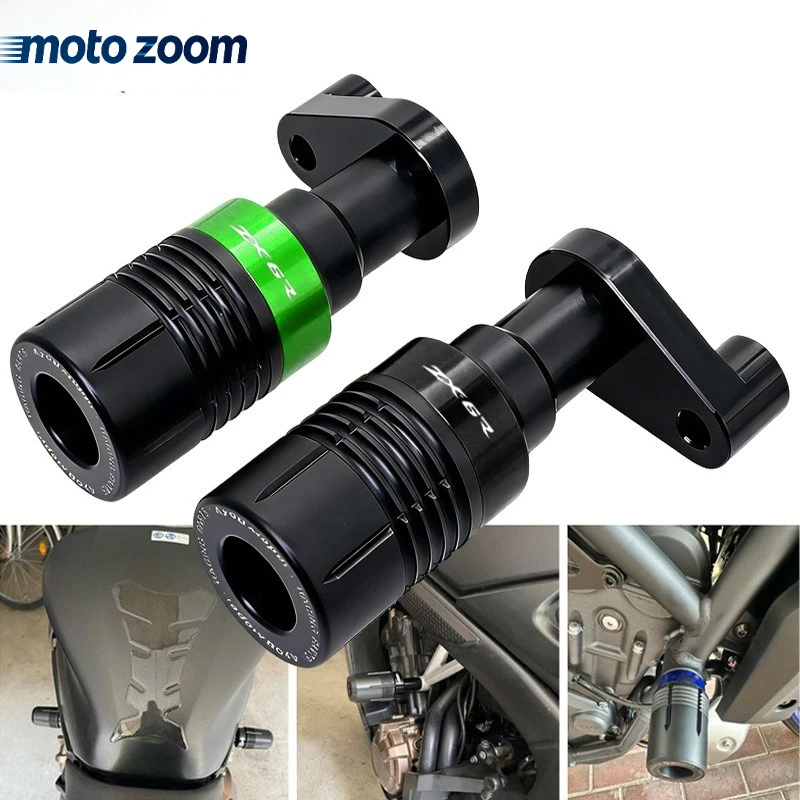 

Защитные слайдеры рамы (краш-протекторы) для мотоциклов KAWASAKI ZX6R ZX-6R 2013-2020 (2019, 2018, 2017, 2016) – защита двигателя от падений