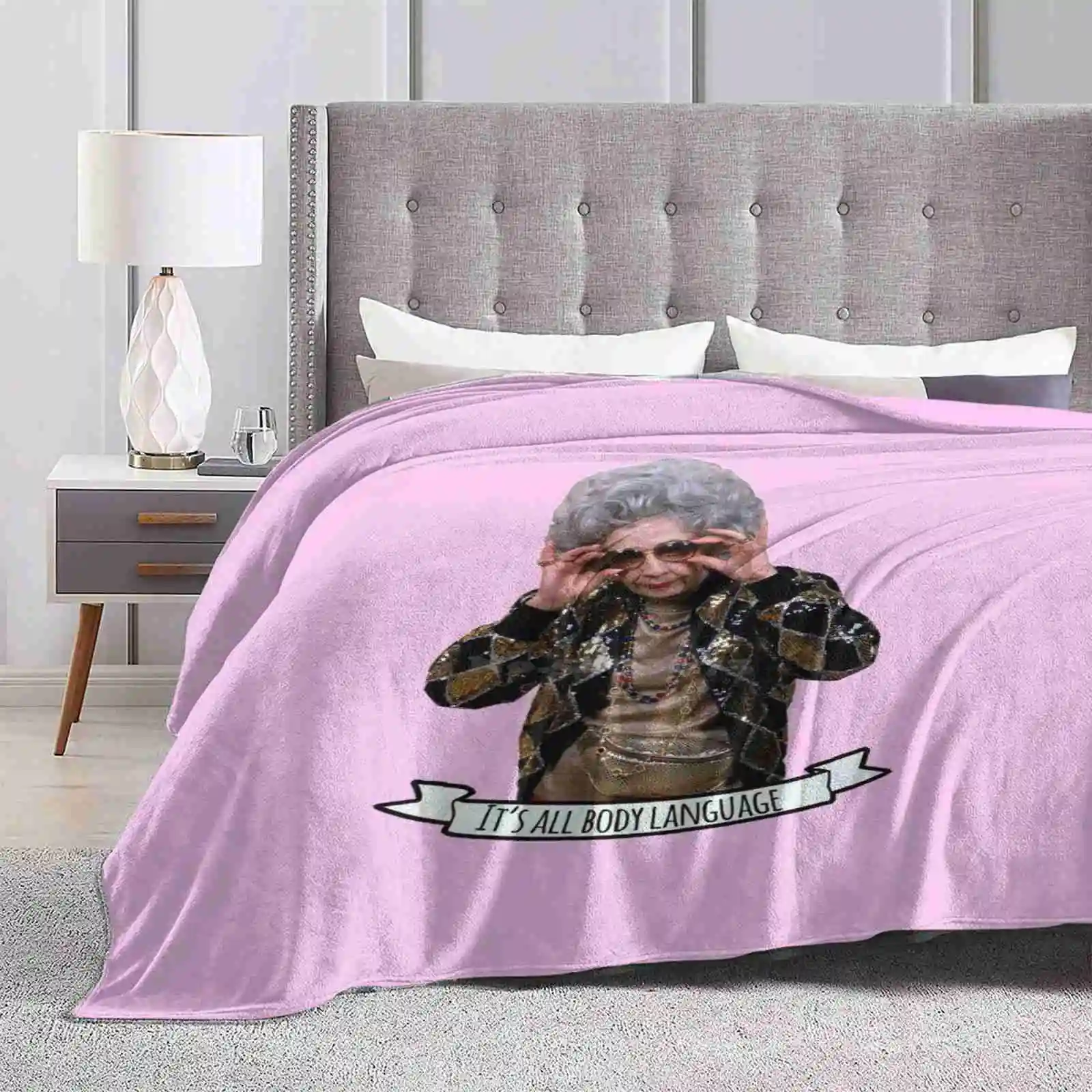 Grandma Yetta Creative Design Light Thin Soft Flannel Blanket Grandma Yetta Quotes What In Language Fine Fran The Nanny