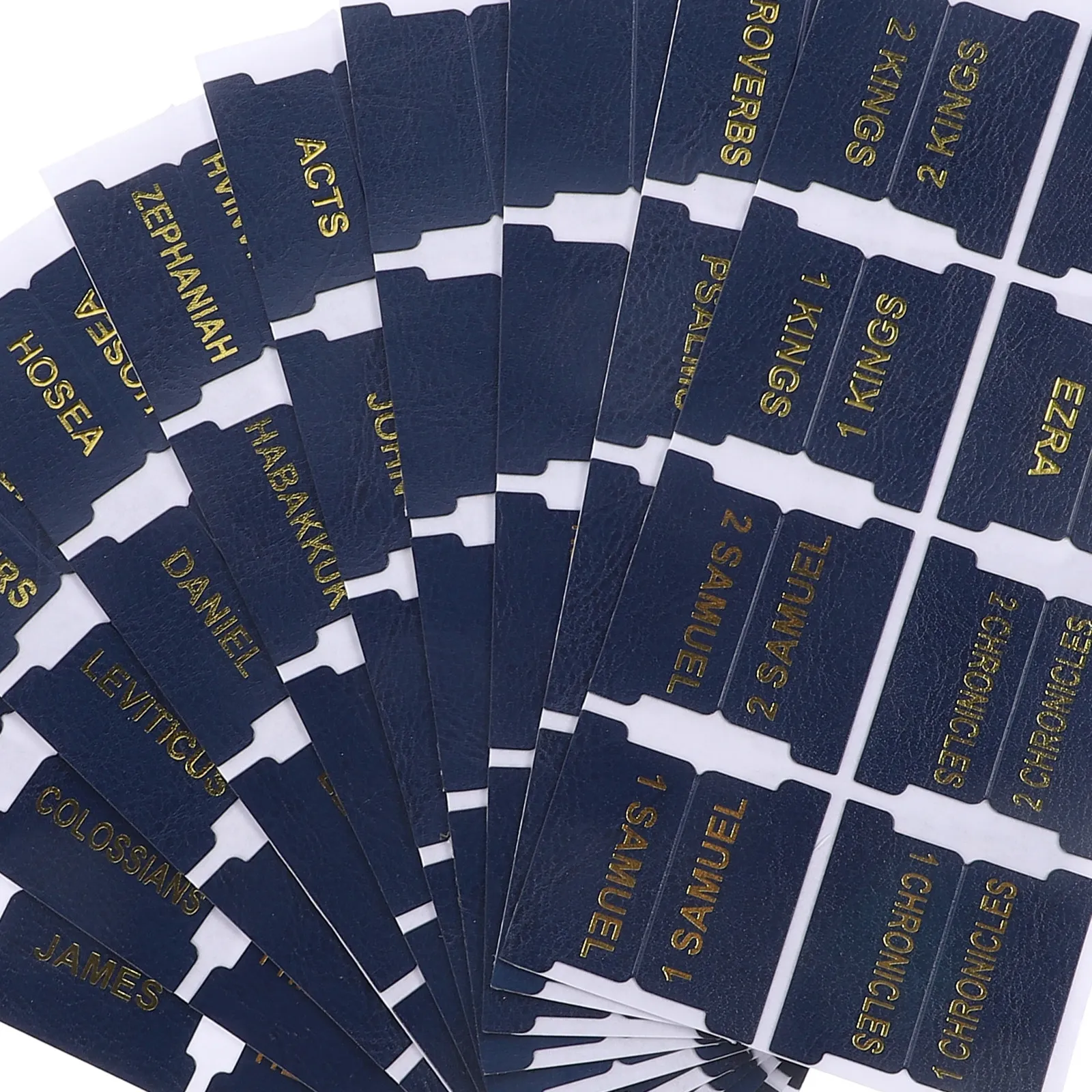 

1Set Bible Index Tabs Sturdy Reusable Blank Index Book Tabs in Style Quick for Daily Bible Reading