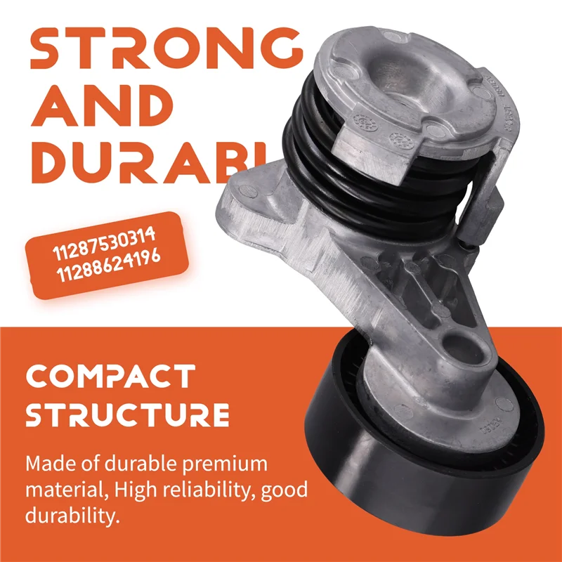 

AT92-11288624196 Натяжитель приводного ремня для BMW E60 E61 E63 E64 E83 523 525 528 530 X3 N52B30A N52B25A-Also Подходит для 11287530314 53402