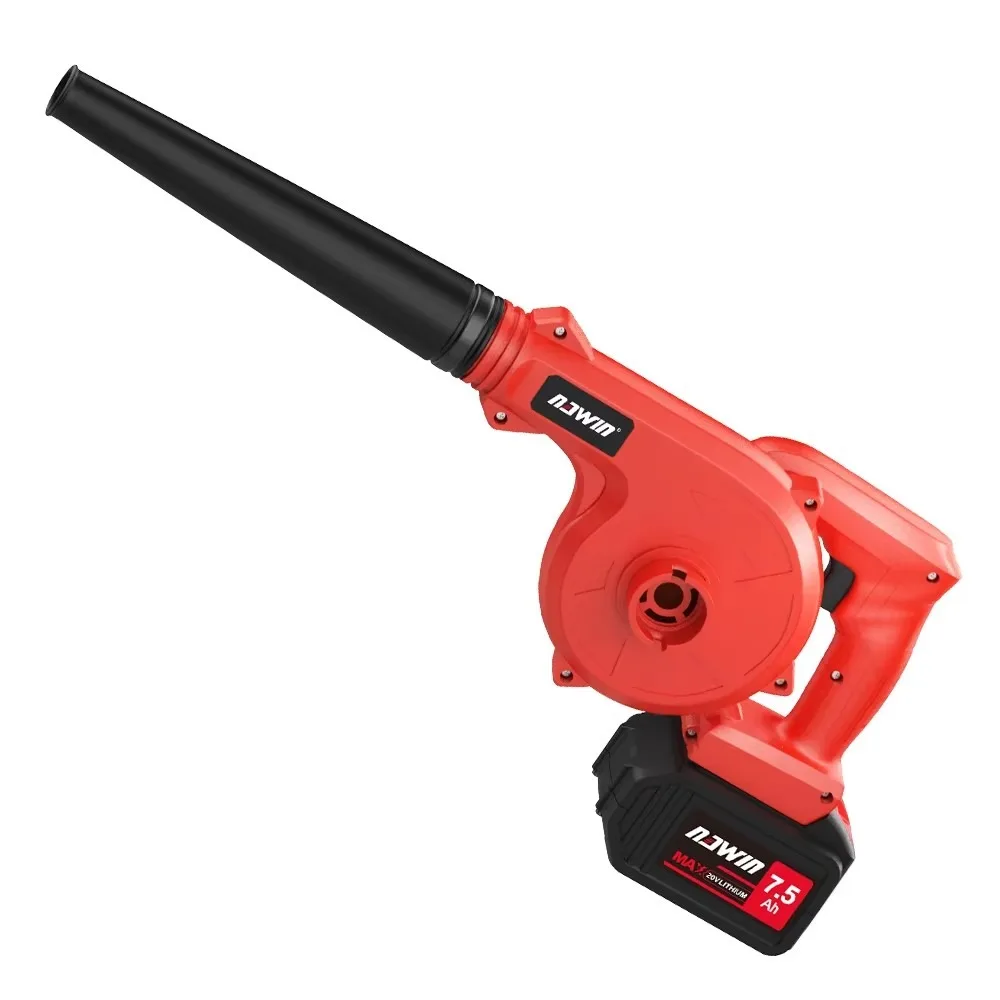 Cordless Electric Air Blower 600W Battery Powered Leaf Blower Lightweight Handheld Garden Dust Cleaner for Yard Car