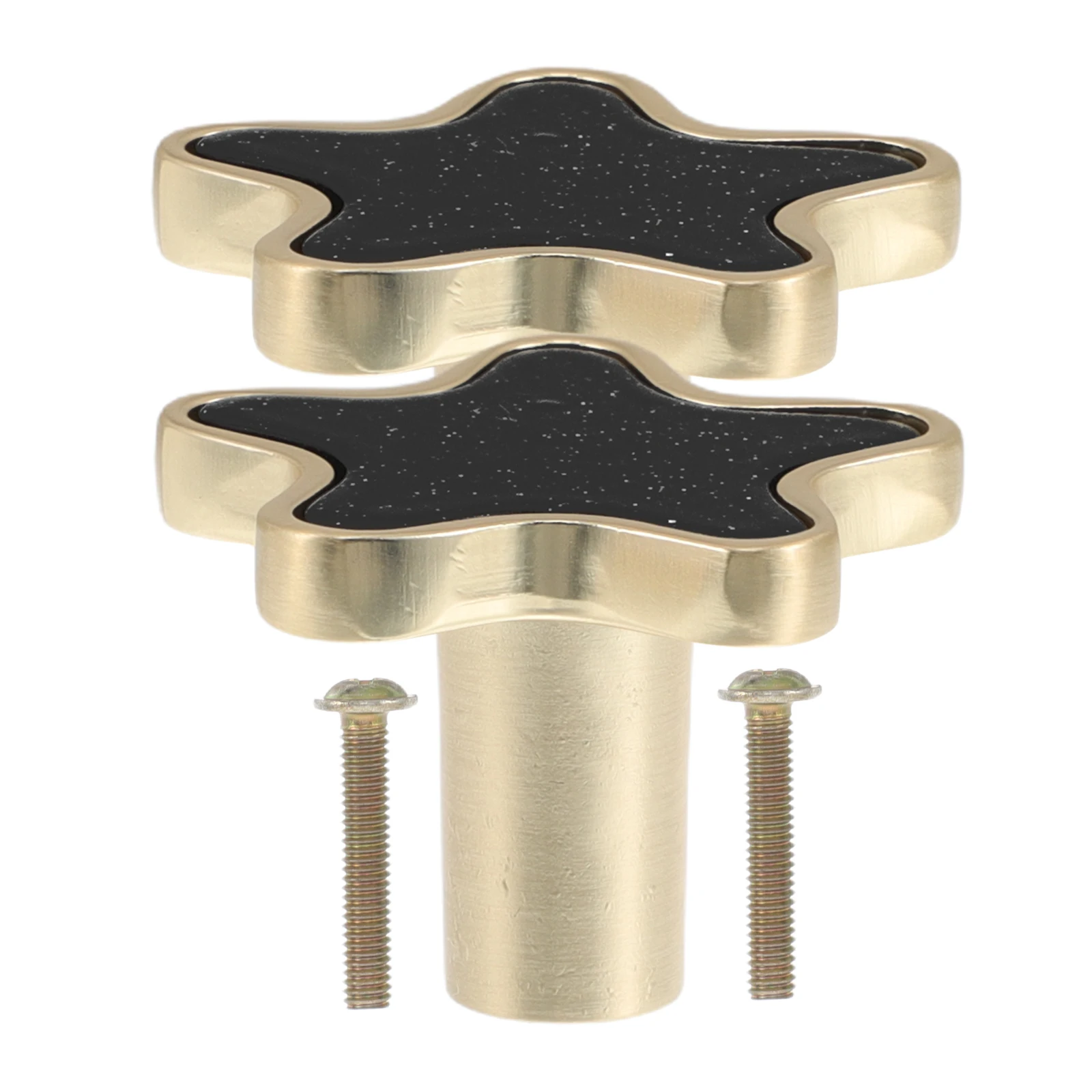 

2Pcs Nordic Style Star Door Knobs Metal Cabinet Pulls for Drawers Wardrobes Kitchen Bedroom Modern Home Decor Hardware