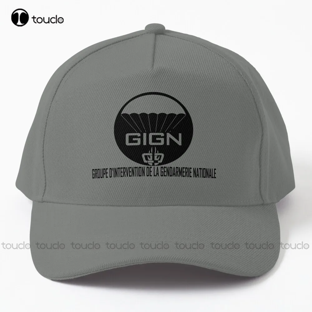 Gign French Special Forces Baseball Cap Women   Outdoor Climbing Traveling Denim Color Street Skateboard Custom Gift Harajuku