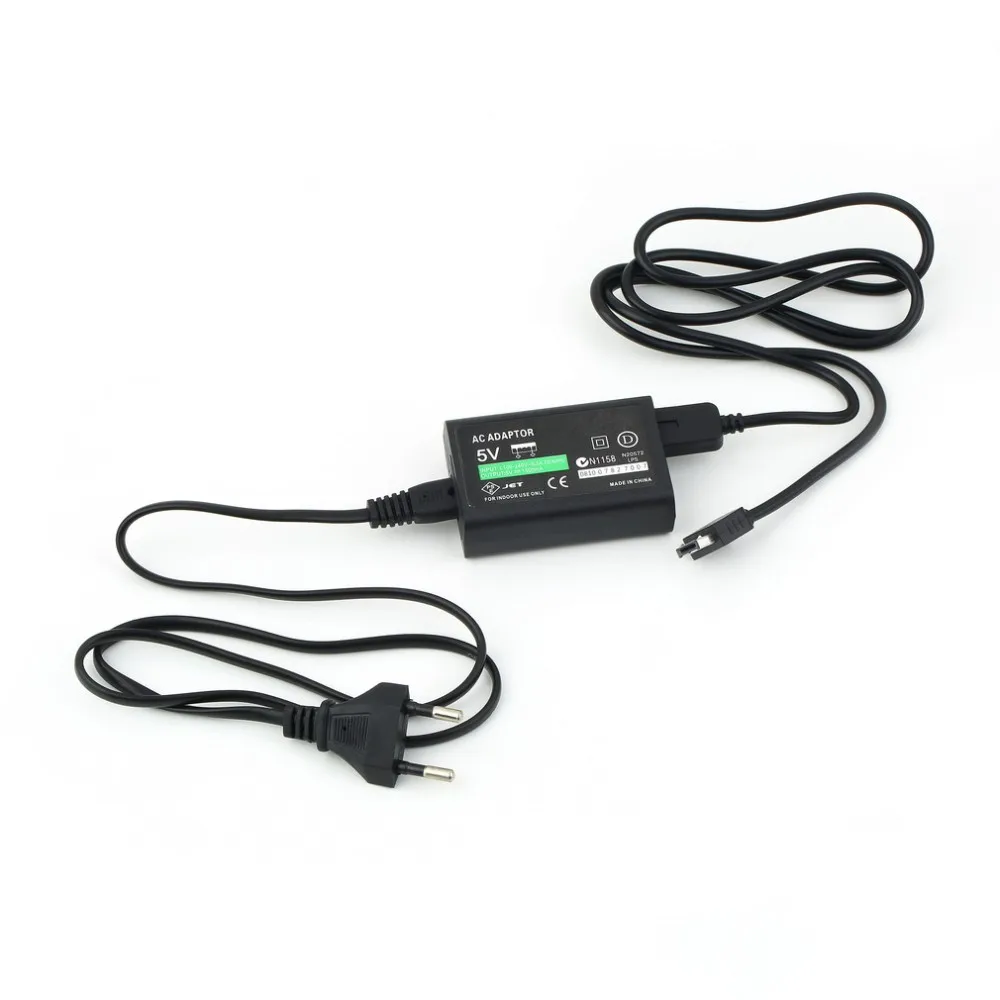 EU Plug Charger Power Supply AC Adapter with USB Data Charging Cable Cord For PlayStation Vita For PSV 1000 image 2