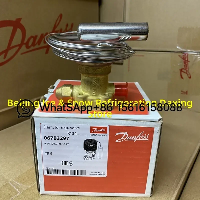 Danfoss Expansion Valve Power Head Temperature Sensing Package TEN12 067B3232 TEN20 067B3292 Refrigeration Parts