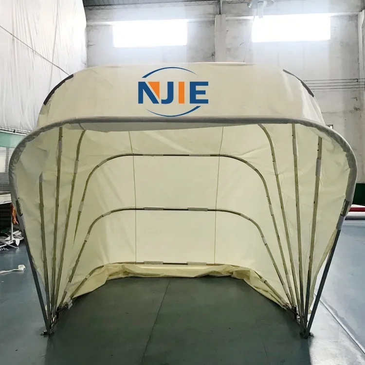 Movable folding and Car Garage Rainproof Fire retardant Parking Shed thickened and warm Car Cover