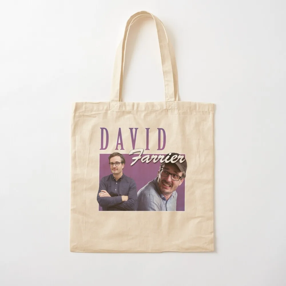 

David Farrier Tote Bag custom canvas bag Shopper bag Canvas Tote