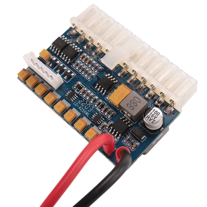 APPLIA-Portable DC 12V 250W 24Pin ATX Connect مع اللوحة الأم Mini ITX Power Supply Pcio PSU Module للكمبيوتر الشخصي