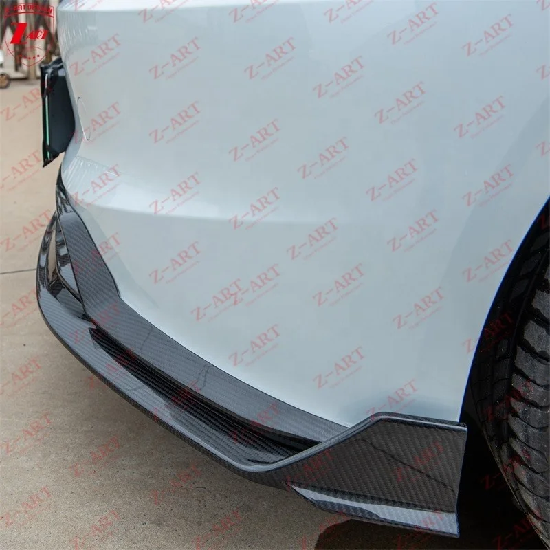 Z-ART Model 3 طقم هيكل من ألياف الكربون الجافة لطراز Teslas 3 Prepreg ألياف الكربون Aerokit لـ Teslas 3 2023+