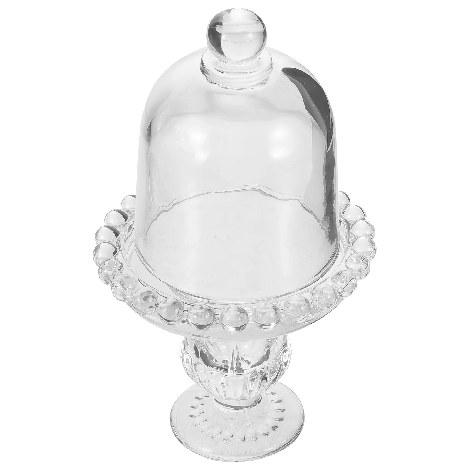 

Clear Candy Jar Jars with Lids Storage Dried Fruit Container Wedding Transparent Dome Holder