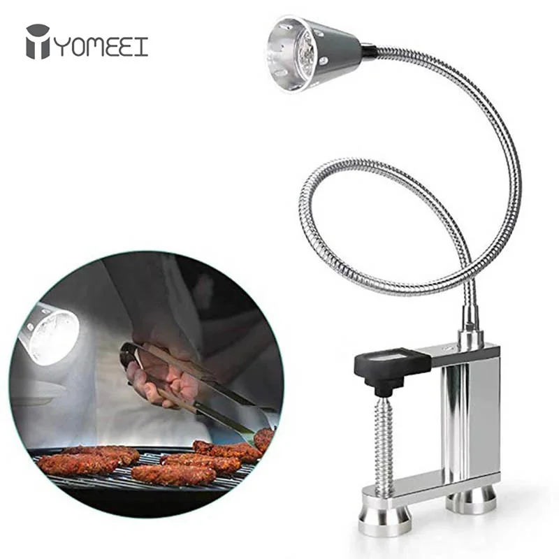 

YOMEEI-BBQ LED Grill Light, Adjustable Flex, 360 Degree Safety Use, Barbecue Grill Light, Magnetic Base, Super-Bright Outdoor To