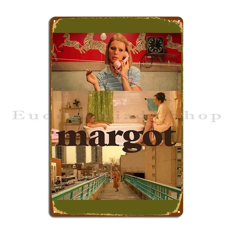 Margot Tenenbaum Metal Sign Plaques Club Printing Sign Pub Wall Decor Tin Sign Poster