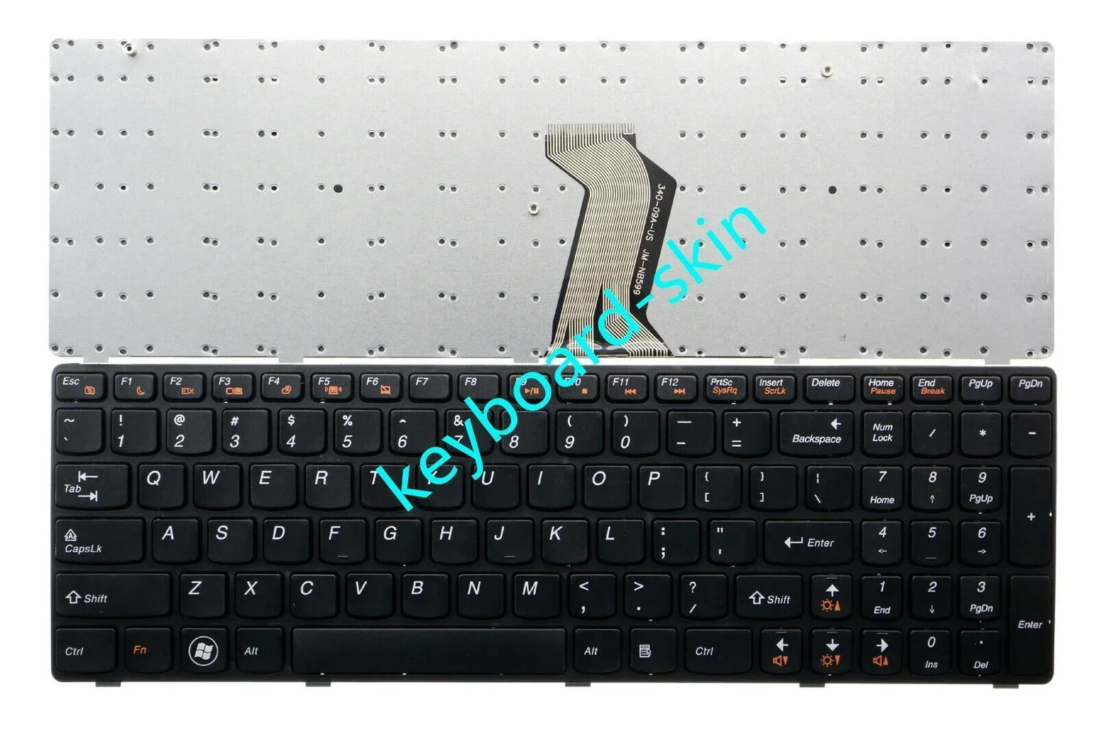 Novo teclado americano para laptop Lenovo G580 G580A G580G G585 G585A G585G Z580 Z580G Z585 N580 N581 N585 N586 P580 P585