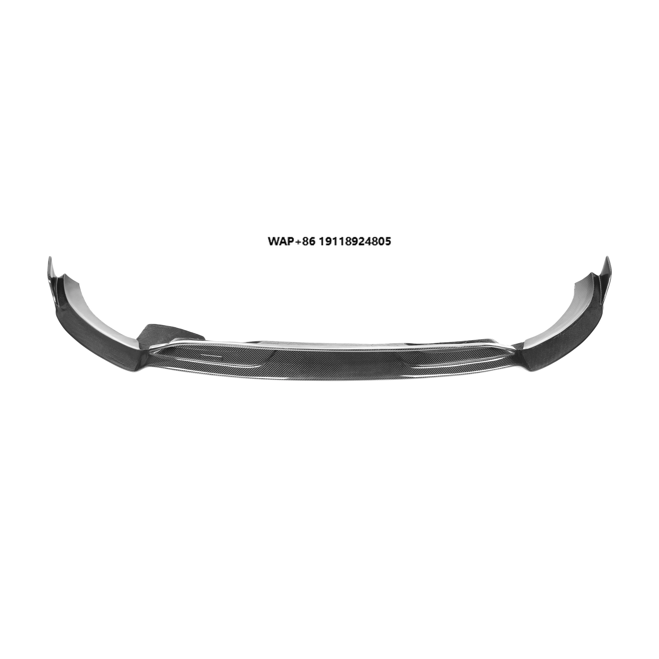 

X167 B Style Car Carbon Fiber Front Bumper Lip for Benz GLS63 X167 2020-2023 Front Lip