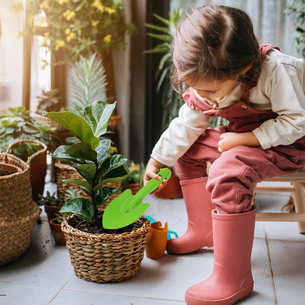 휴대용 정원 핸드 삽, 라운드 핸들, 토양 파기 삽, 식재 흙손 삽, 다기능 원예 도구