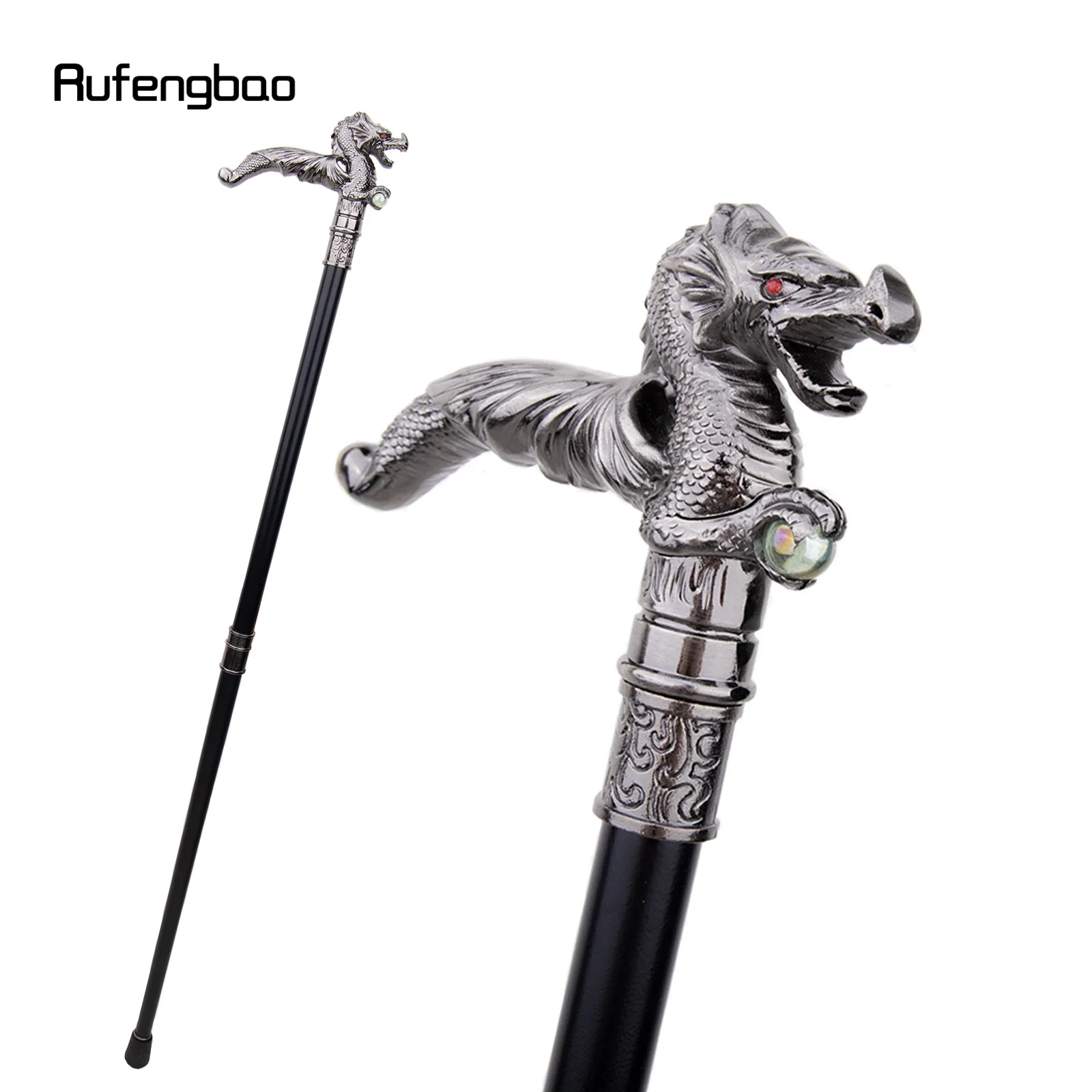 Dragon Scrambling Ball Fashion Walking Stick Decorative Cane For Halloween For Cosplay And Parties, For Cosplay & Party