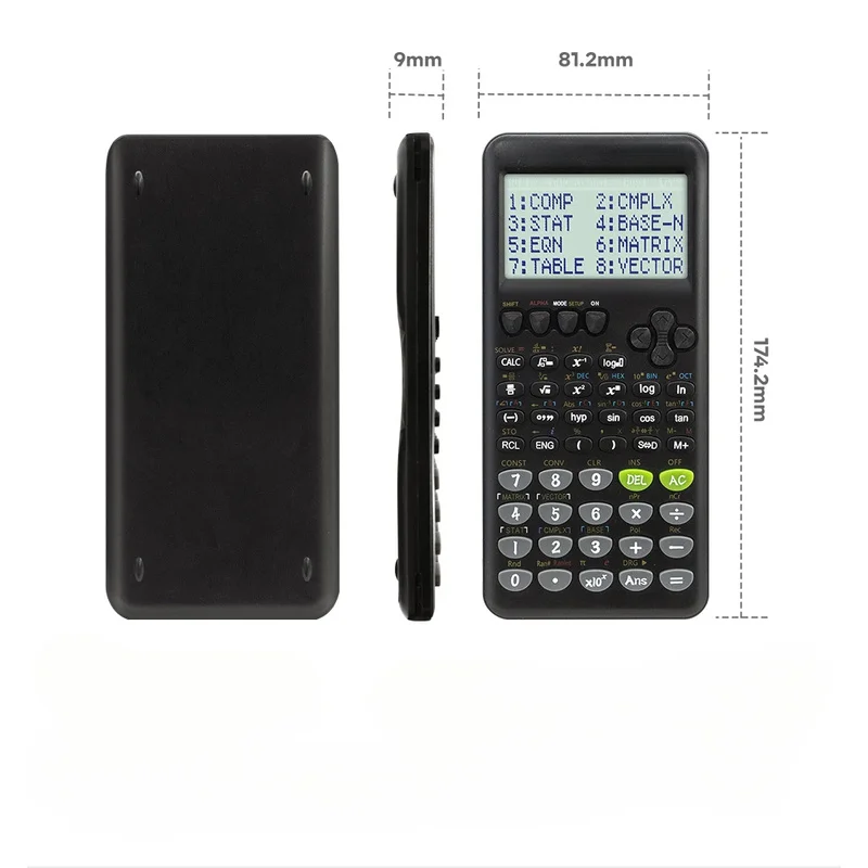 Large Screen Scientific Function Calculator -417 Multifunctional Designed for Students' Exams, Economical Packaging, High-End