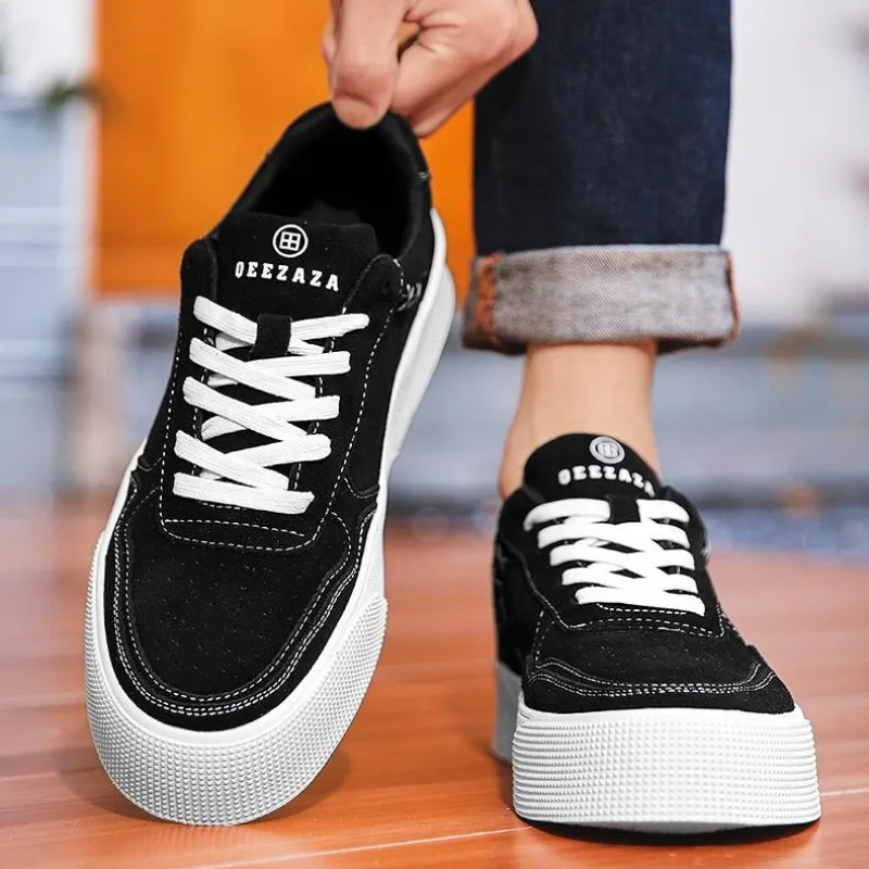 Men\'s Casual Shoes Flat Sneakers Chunky Male Shoe Spring Autumn Retro Classic Original Free Delivery Comfortable Low Price Work