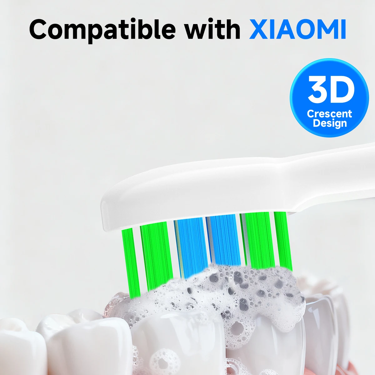 

T300/T500/T500C/T700 Replacement Toothbrush Heads For Xiaomi T300/T500/T500C/T700 Toothbrush Soft Bristle Brush Heads Clean